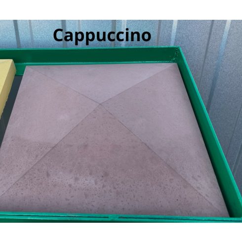 Letisztult hatású fedlap (anyagában színezett)