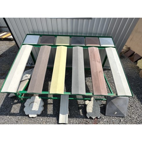 Letisztult hatású fedlap (anyagában színezett)